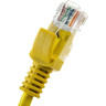 Патч-корд EXEGATE UTP-RJ45-RJ45-5E-0,3M-LSZH-YL EX286374RUS