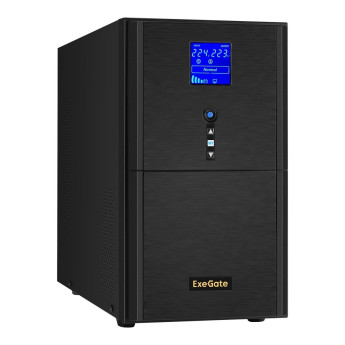 ИБП (инвертор, синус, для котла) EXEGATE SINETOWER SZ-5000.LCD.AVR.2SH.1C13.T.RJ.USB